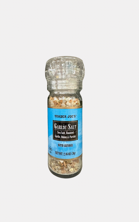 Garlic Salt With Grinder