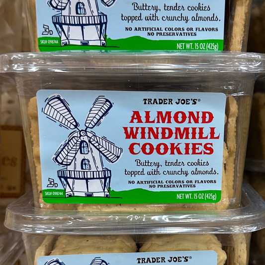 Almond Windmill Cookies