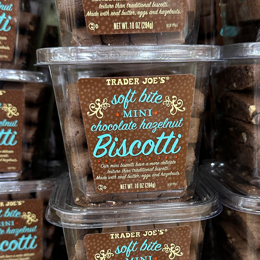 Chocolate Hazelnut Mini Biscotti