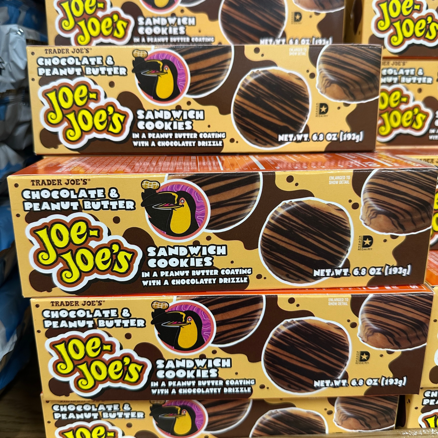 Joe Joe’s Chocolate & Peanut Butter Sandwich Cookies