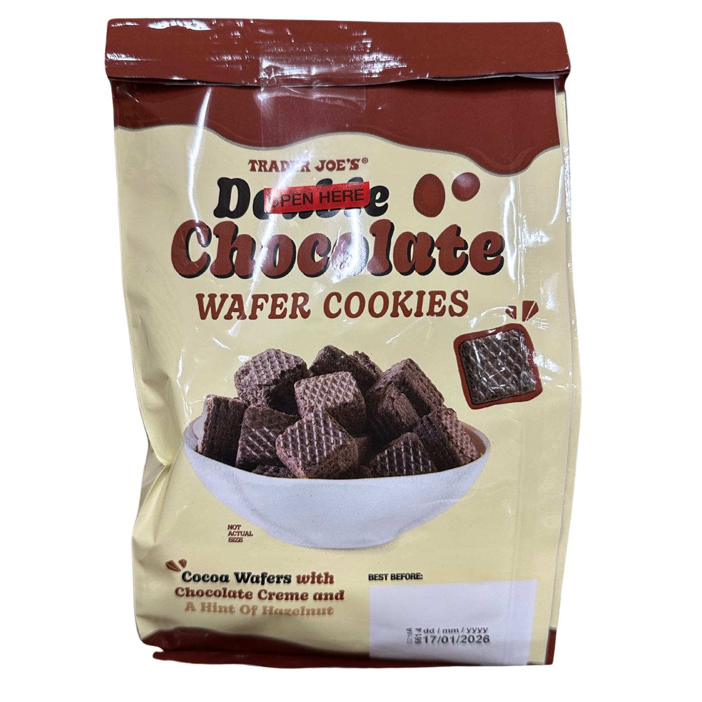 Double Chocolate Wafer Cookies