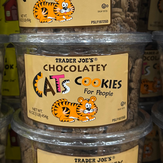 Chocolatey Cat Cookie for People