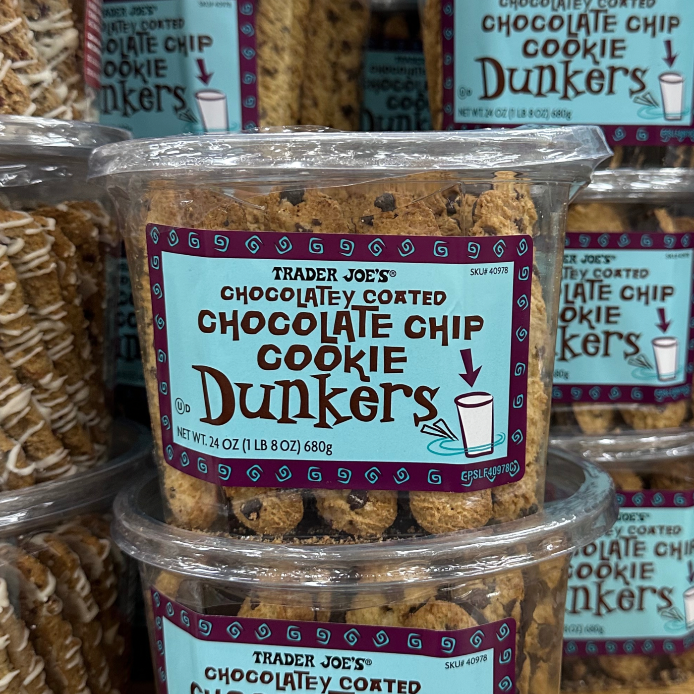 Chocolatey Coated Chocolate Chip Cookie Dunkers